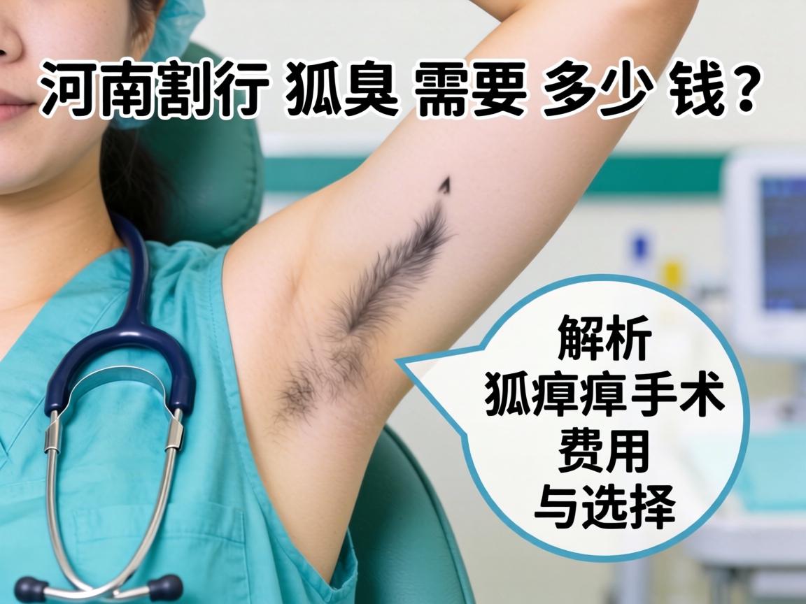 河南割狐臭需要多少钱？解析狐臭手术费用与选择