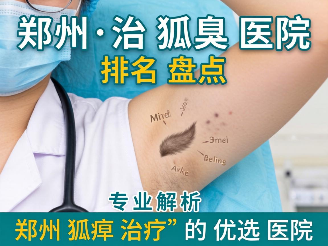 郑州治狐臭医院排名盘点，专业解析郑州狐臭治疗的优选医院