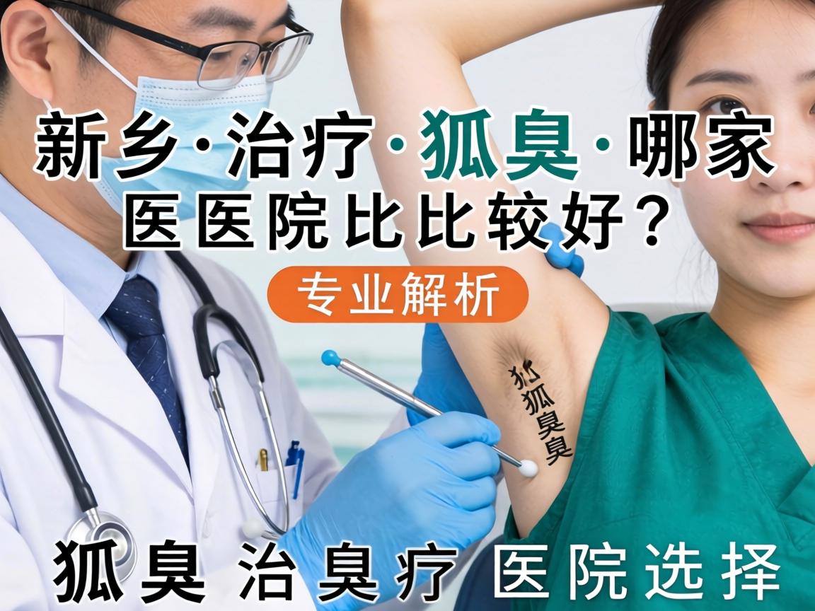 新乡治疗狐臭哪家医院比较好？专业解析狐臭治疗医院选择