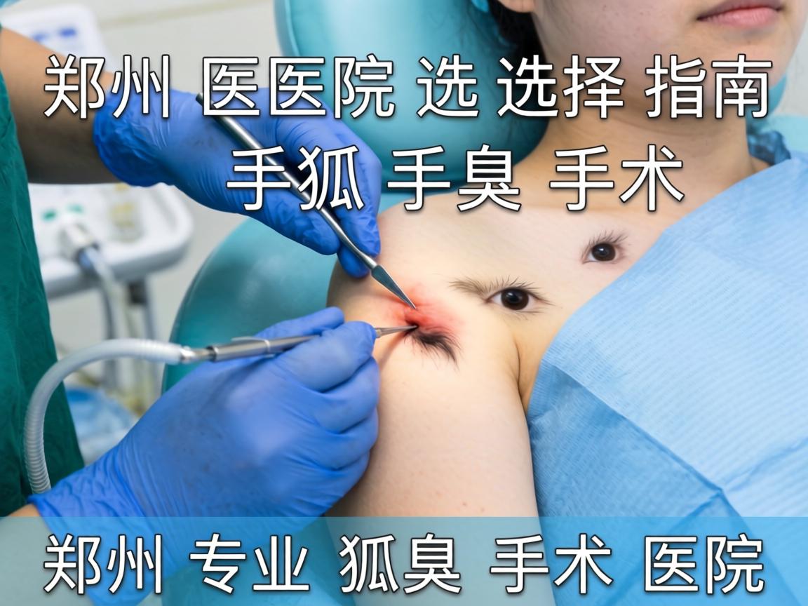 郑州狐臭手术医院选择指南，详解郑州专业狐臭手术医院