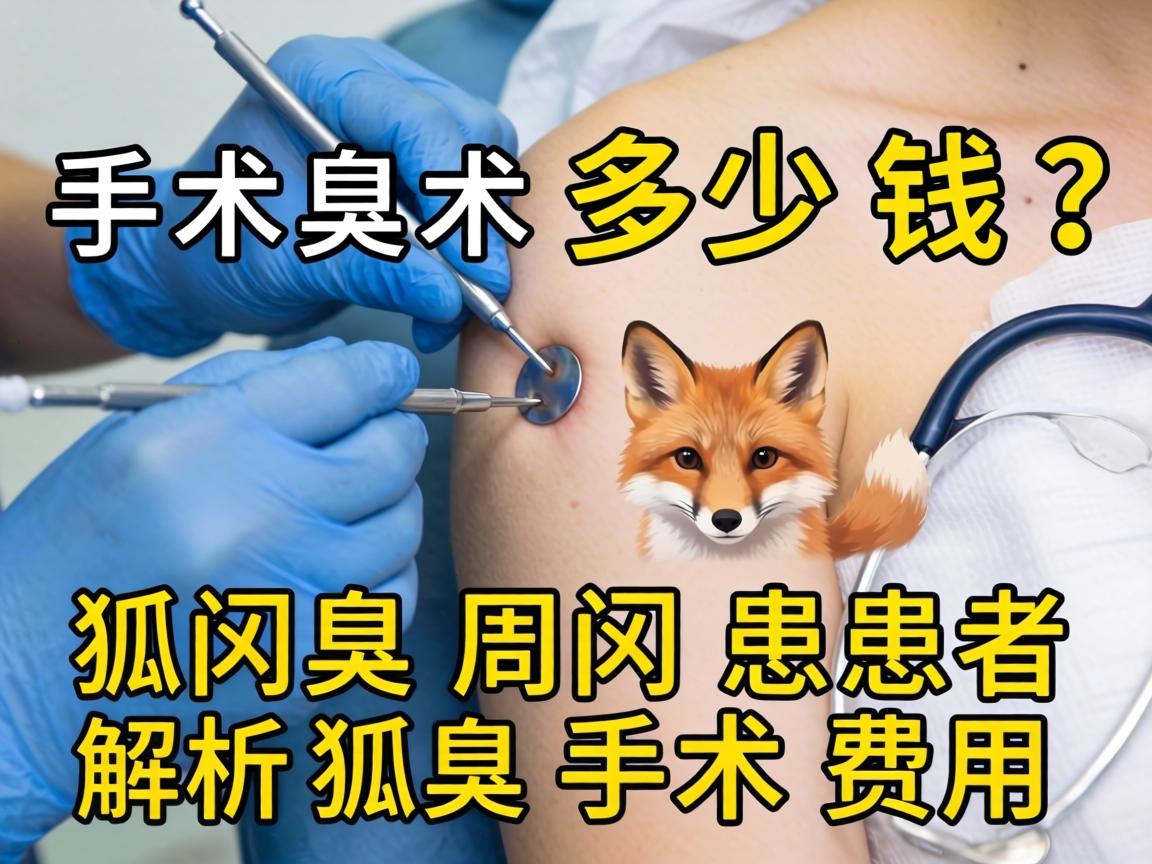 狐臭手术多少钱？周口患者解析狐臭手术费用