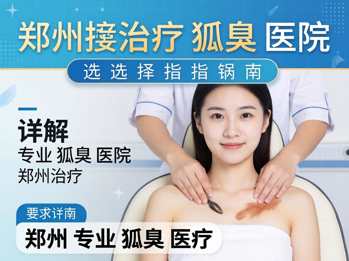 郑州治疗狐臭医院选择指南，详解郑州专业狐臭医院