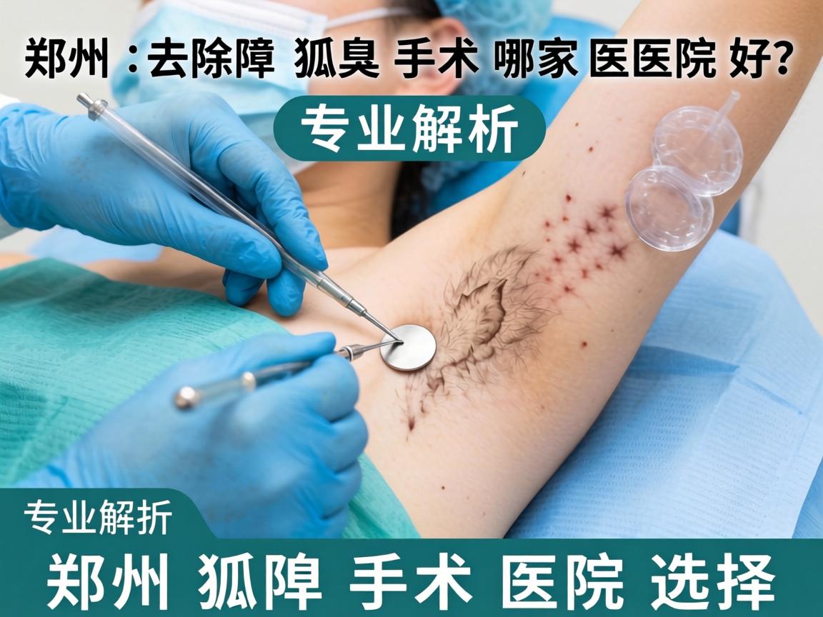 郑州去除狐臭手术哪家医院好？专业解析郑州狐臭手术医院选择
