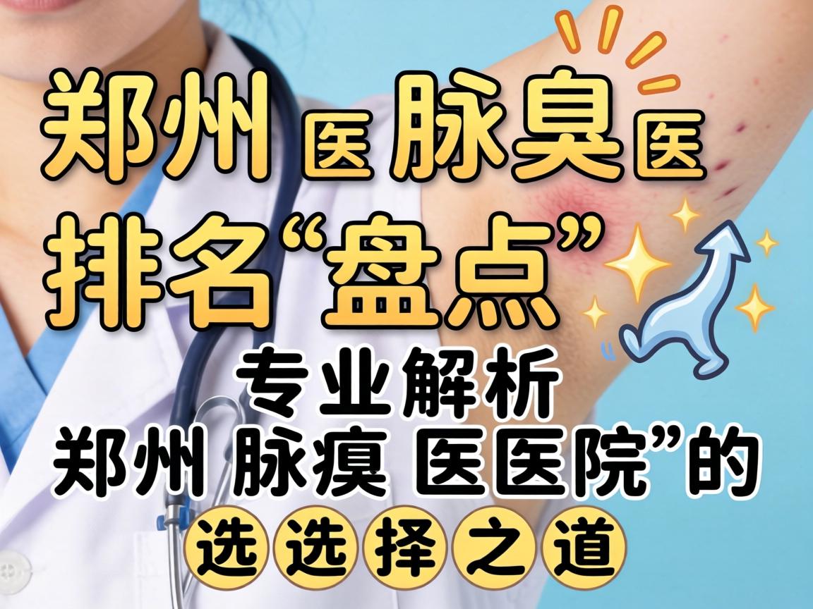 郑州腋臭医院排名盘点，专业解析郑州腋臭医院的选择之道
