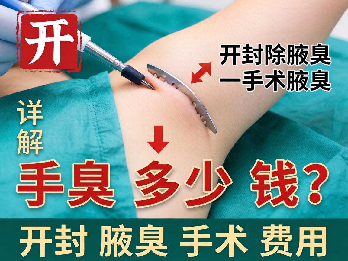 开封除腋臭手术多少钱？详解开封腋臭手术费用