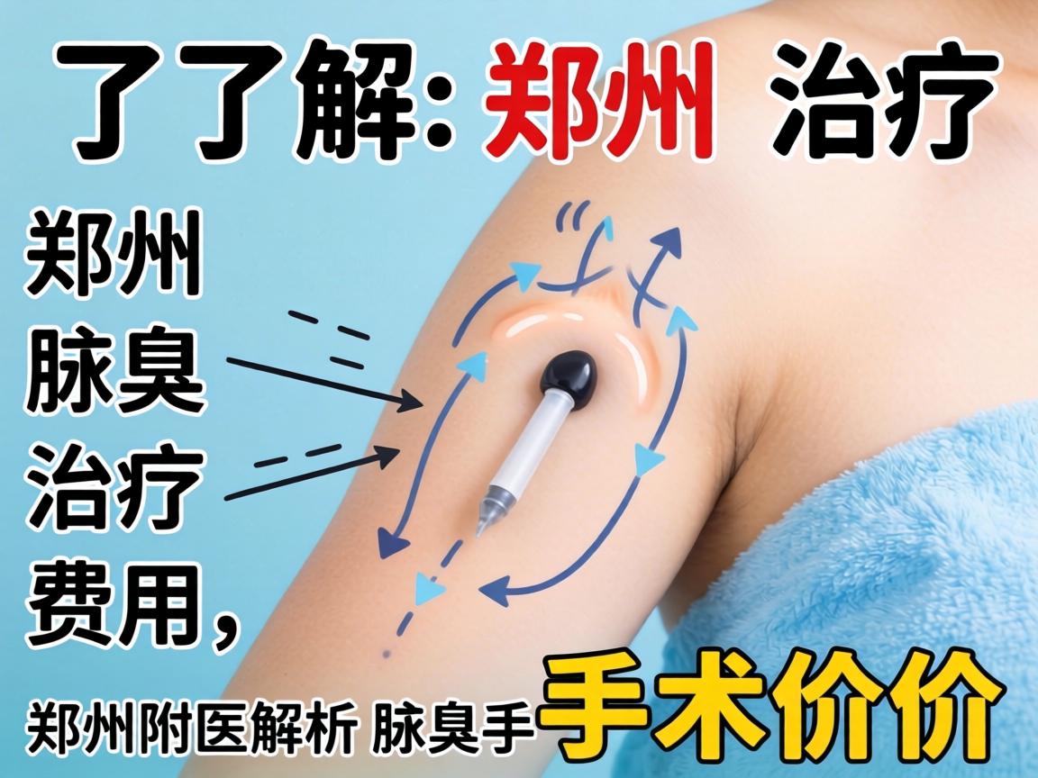 了解郑州腋臭治疗费用，郑州附医解析腋臭手术价格