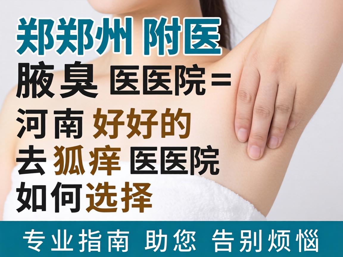 郑州附医腋臭医院解析，河南好的去狐臭医院如何选择，专业指南助您告别烦恼