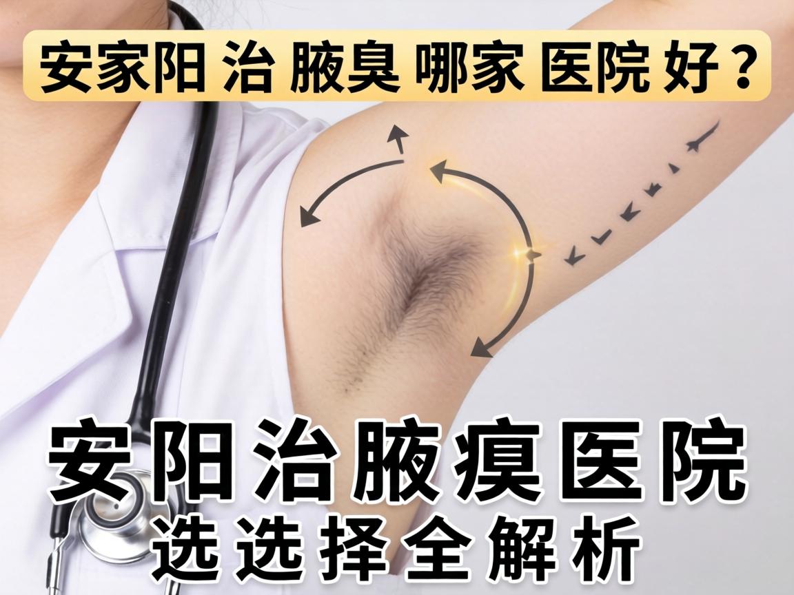 安阳治腋臭哪家医院好？安阳治腋臭医院选择全解析