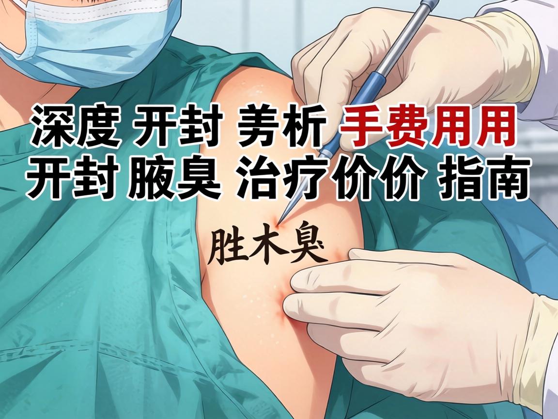深度解析开封腋臭手术费用 开封腋臭治疗价格指南