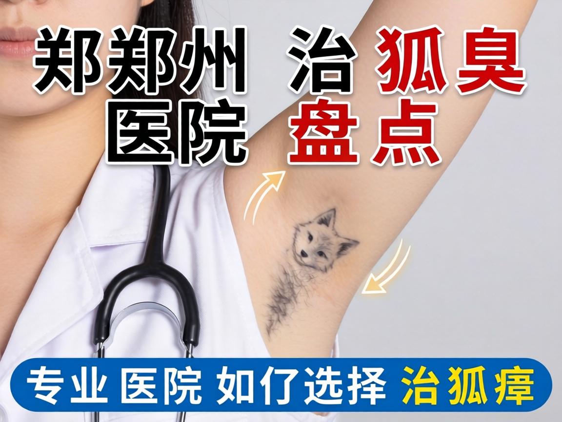 郑州治狐臭医院盘点，专业医院如何选择治狐臭