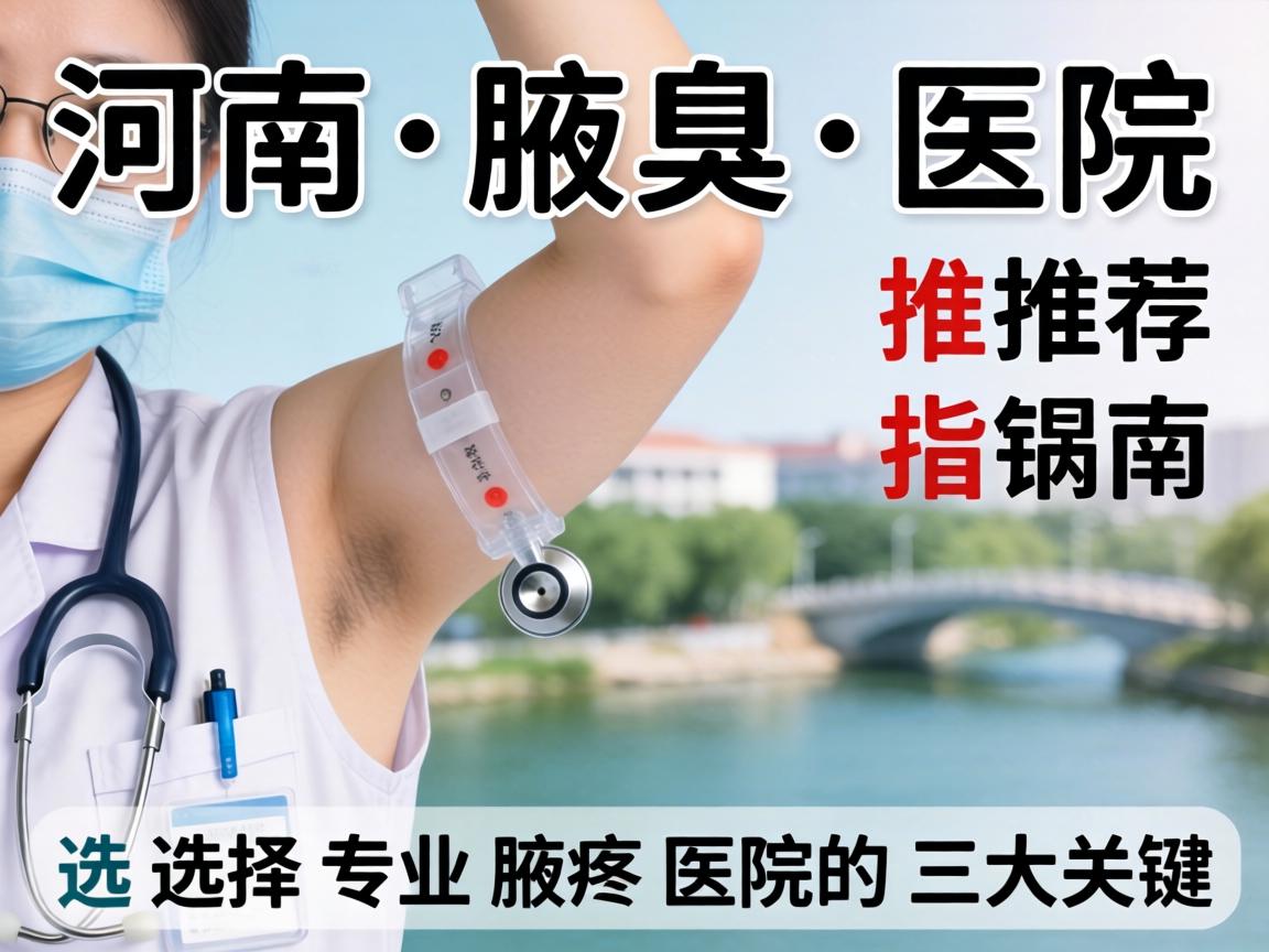河南腋臭医院推荐指南，选择专业腋臭医院的三大关键