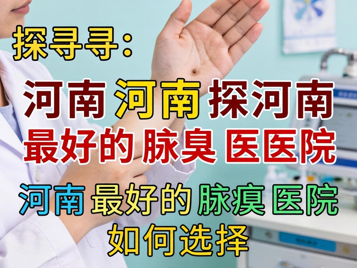 探寻河南最好的腋臭医院，河南最好的腋臭医院如何选择
