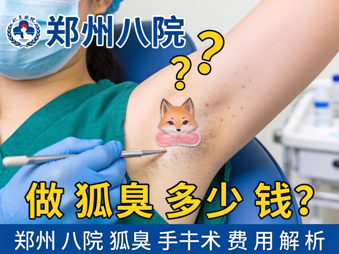 郑州八院做狐臭多少钱？郑州八院狐臭手术费用解析