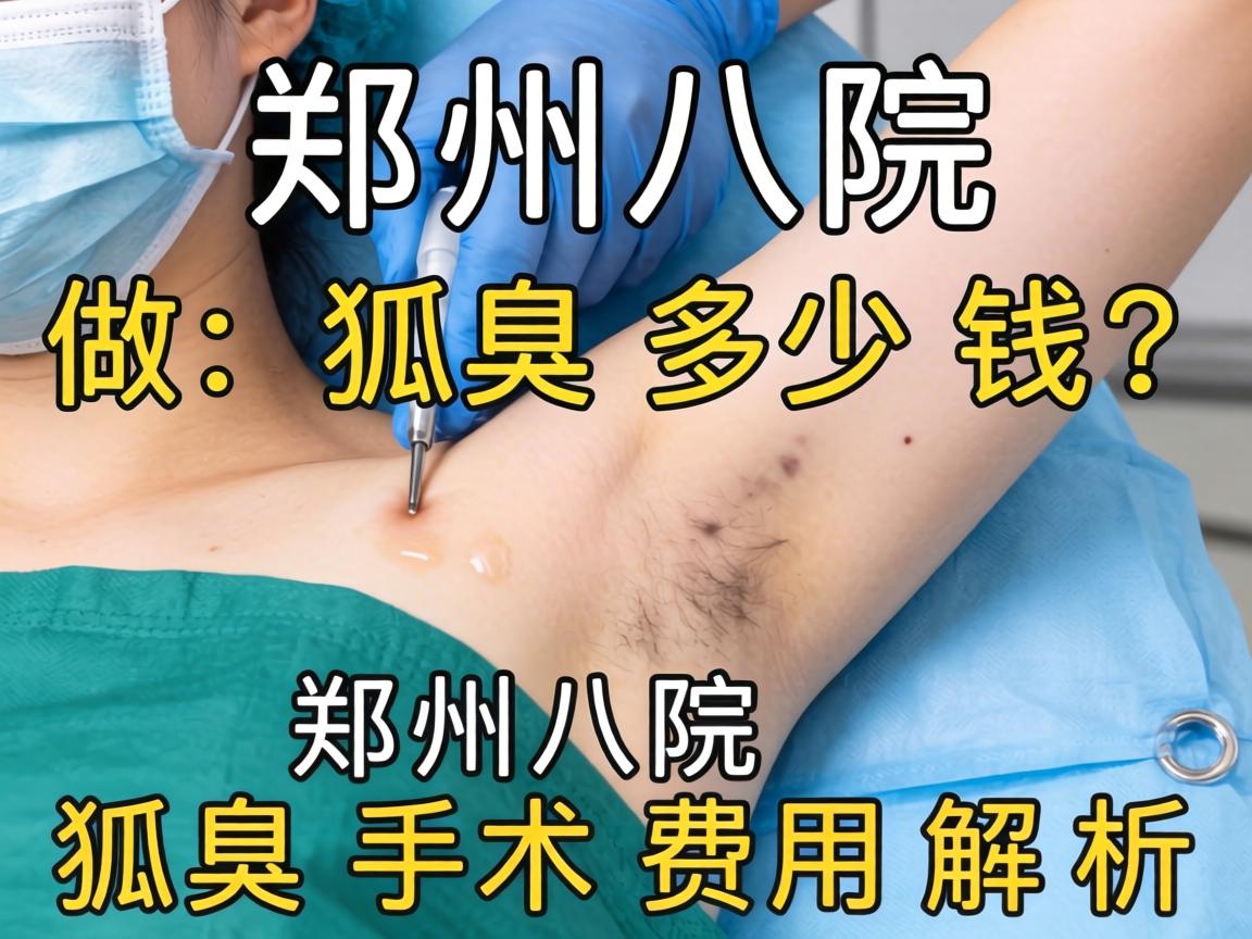 郑州八院做狐臭多少钱？郑州八院狐臭手术费用解析