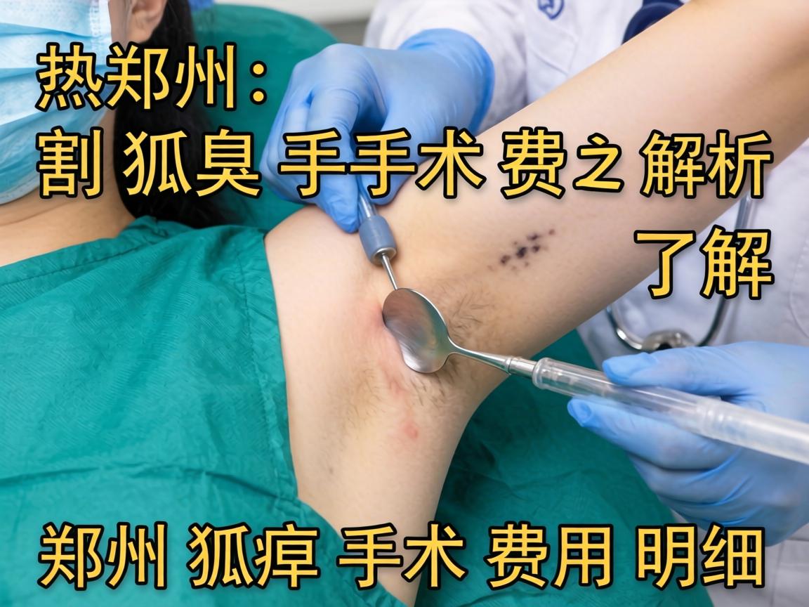 郑州割狐臭手术费解析，了解郑州狐臭手术费用明细