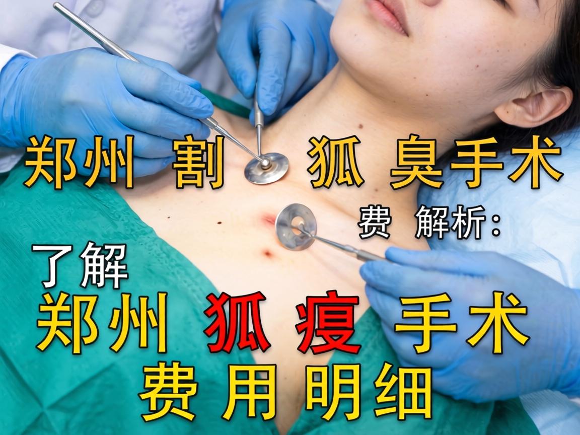 郑州割狐臭手术费解析，了解郑州狐臭手术费用明细