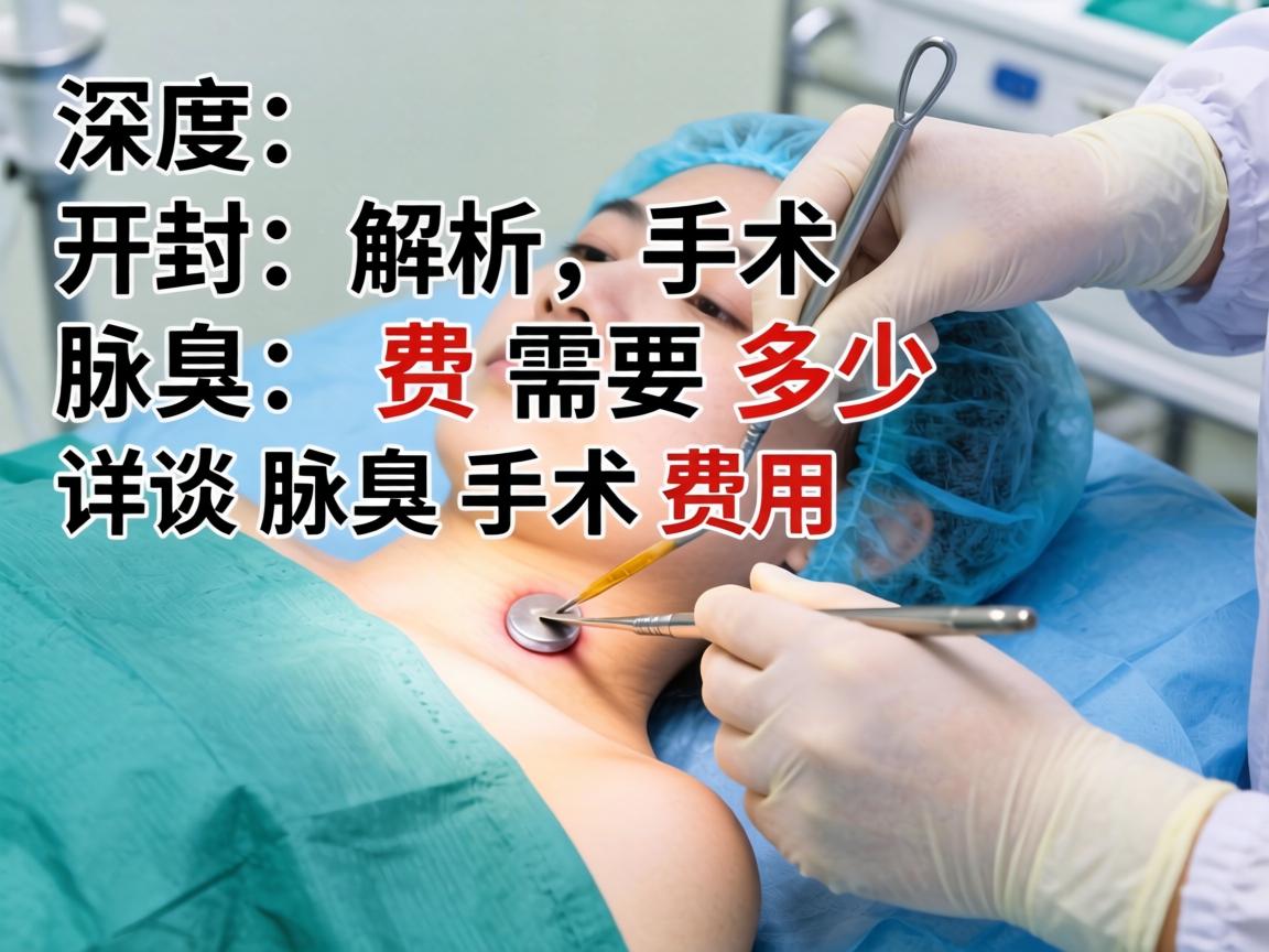 深度解析开封腋臭手术费需要多少，详谈腋臭手术费用构成