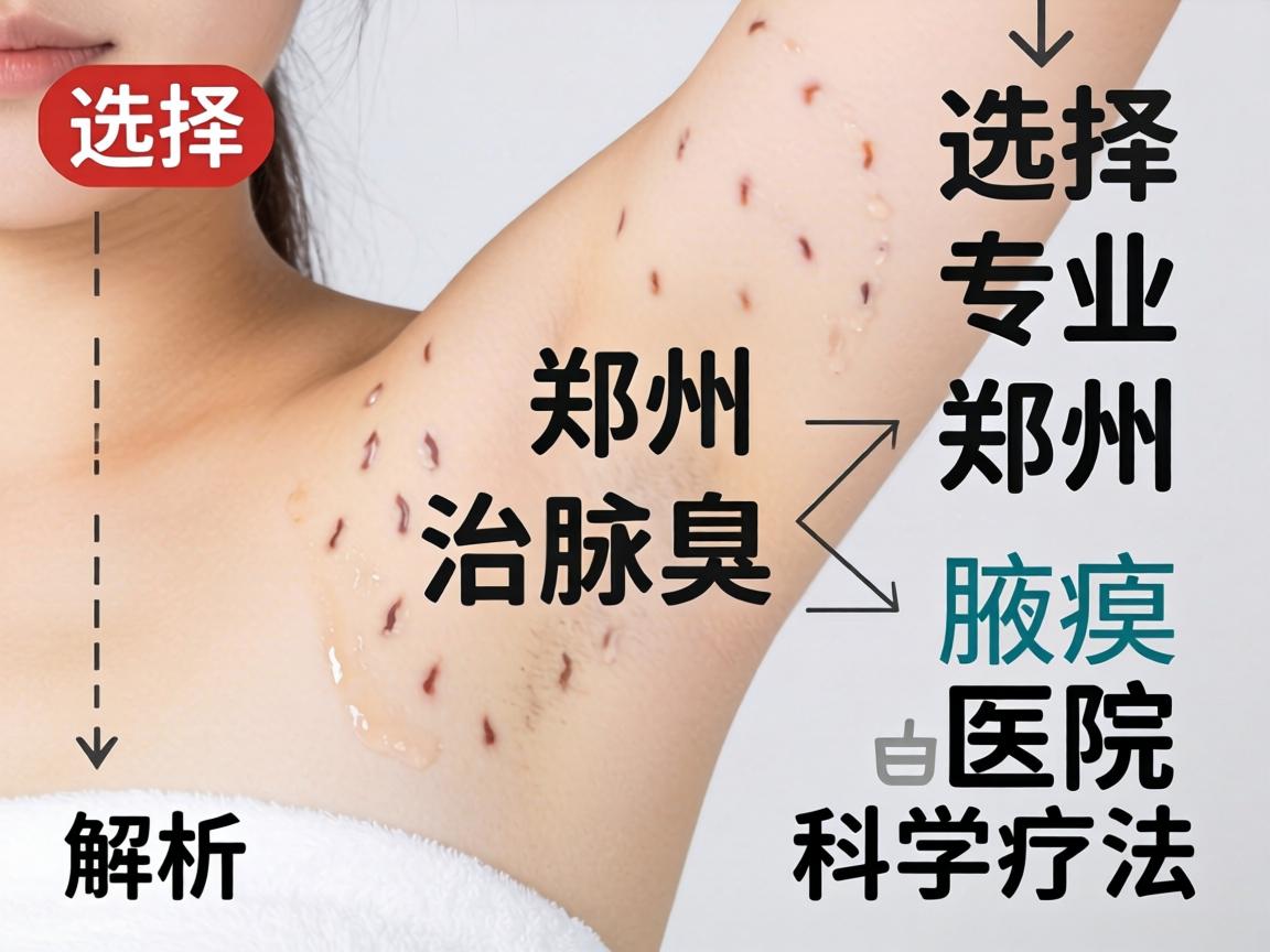 选择郑州专业治腋臭医院，解析郑州腋臭医院的科学疗法