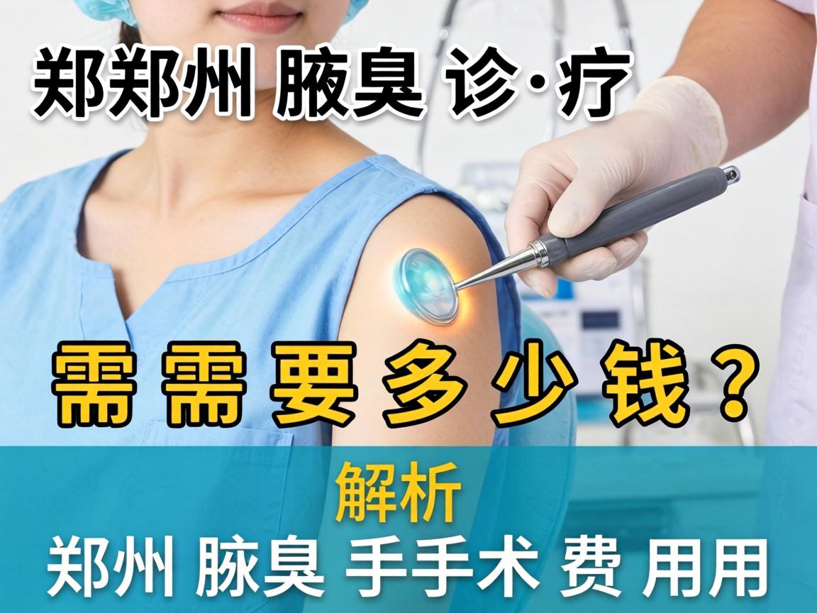 郑州腋臭诊疗需要多少钱？解析郑州腋臭手术费用