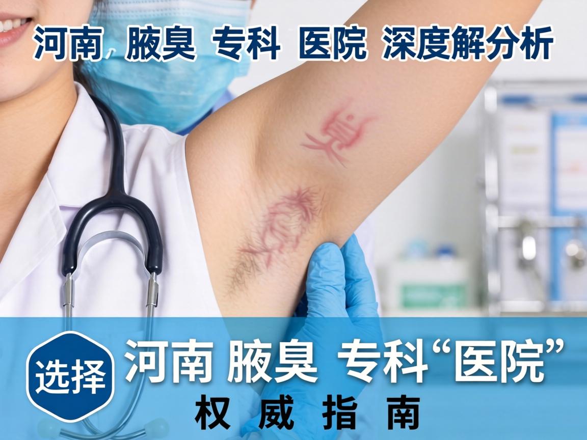 河南腋臭专科医院深度解析，选择河南腋臭专科医院的权威指南