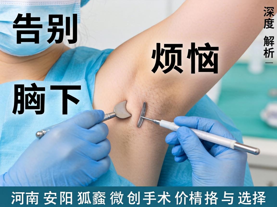 告别腋下烦恼，深度解析河南安阳狐臭微创手术价格与选择