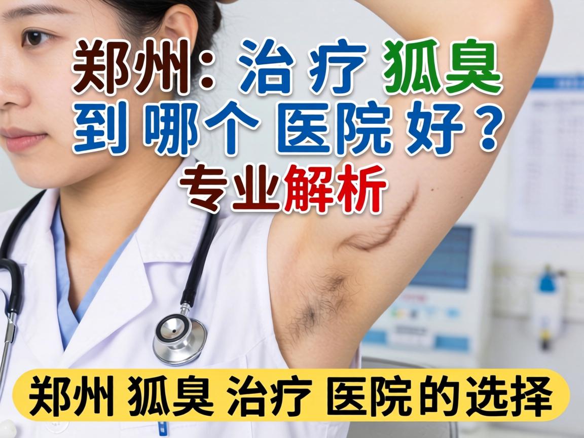 郑州治疗狐臭到哪个医院好？专业解析郑州狐臭治疗医院的选择