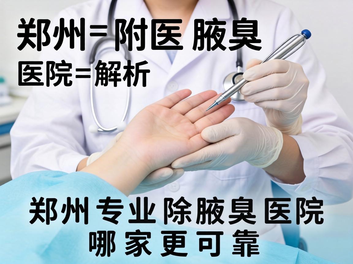 郑州附医腋臭医院解析，郑州专业除腋臭医院哪家更可靠