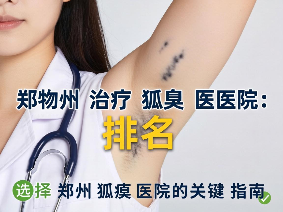 深度解析郑州治疗狐臭医院排名，选择郑州狐臭医院的关键指南