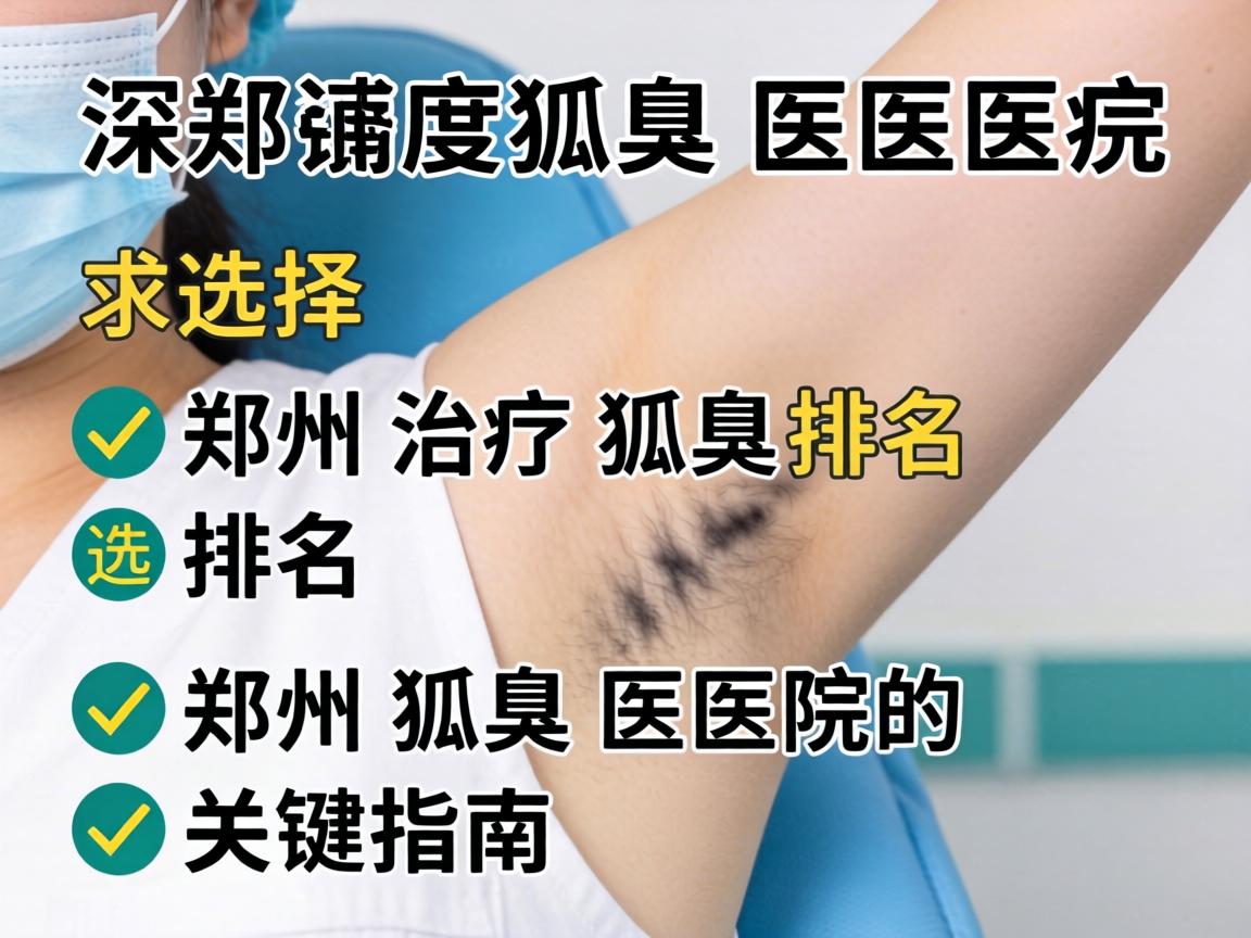 深度解析郑州治疗狐臭医院排名，选择郑州狐臭医院的关键指南