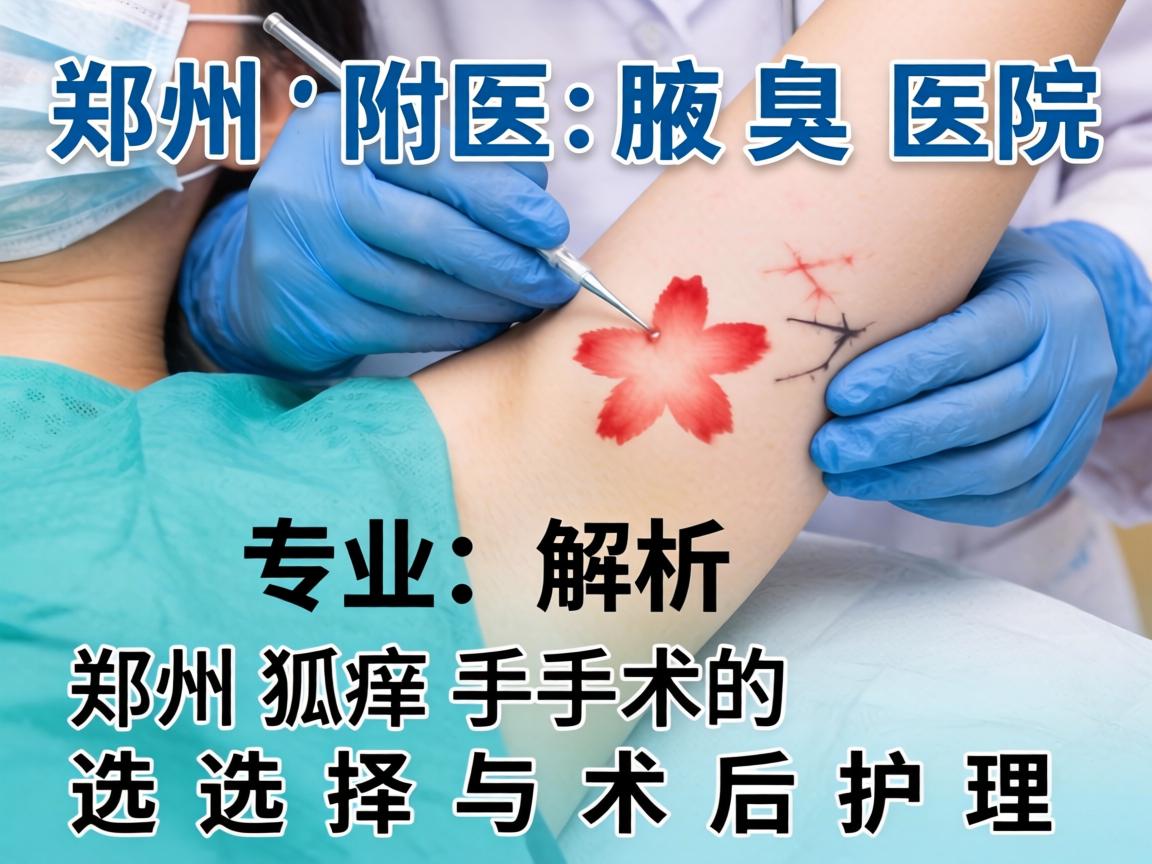 郑州附医腋臭医院专业解析，郑州狐臭手术的选择与术后护理