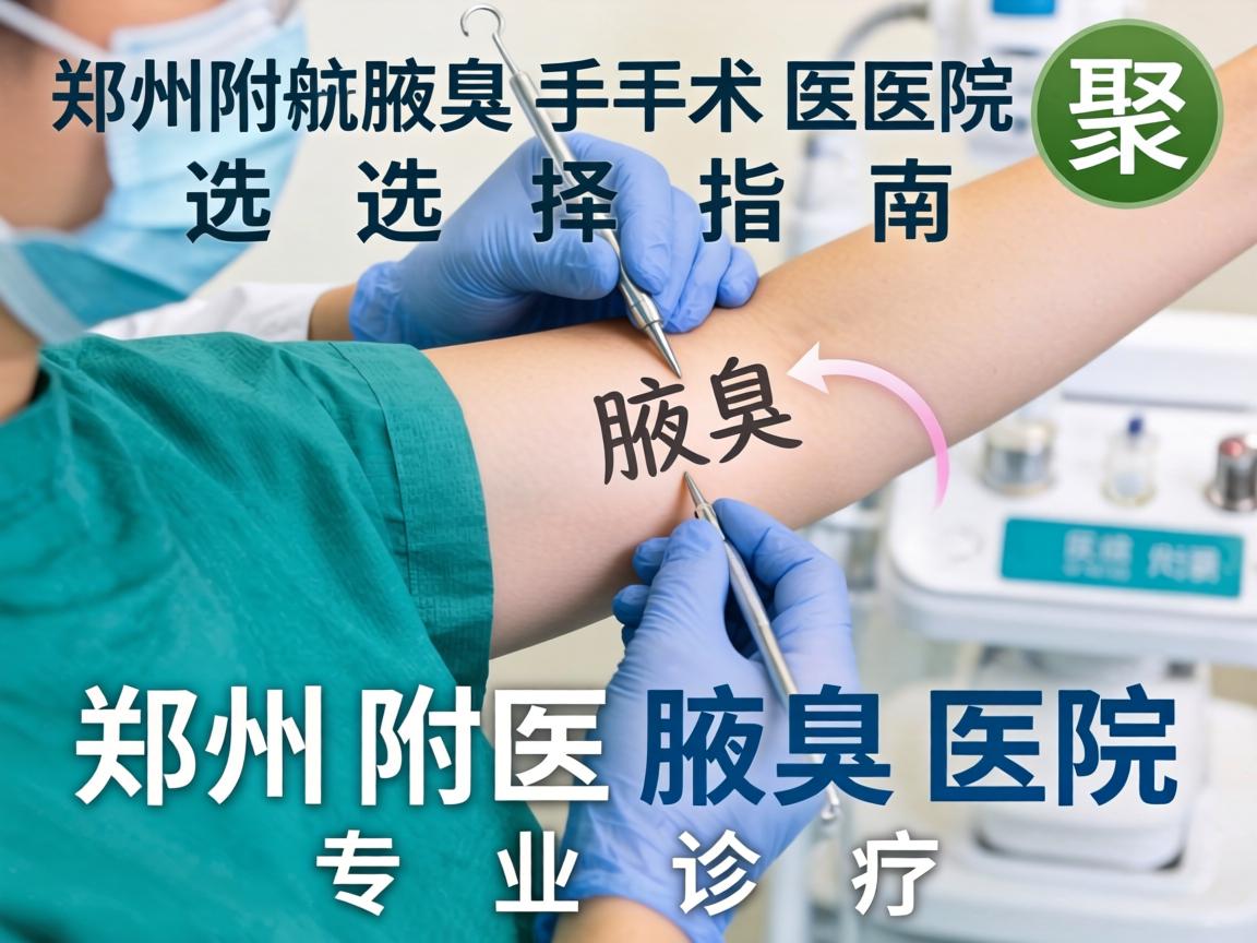 郑州腋臭手术医院选择指南，聚焦郑州附医腋臭医院专业诊疗