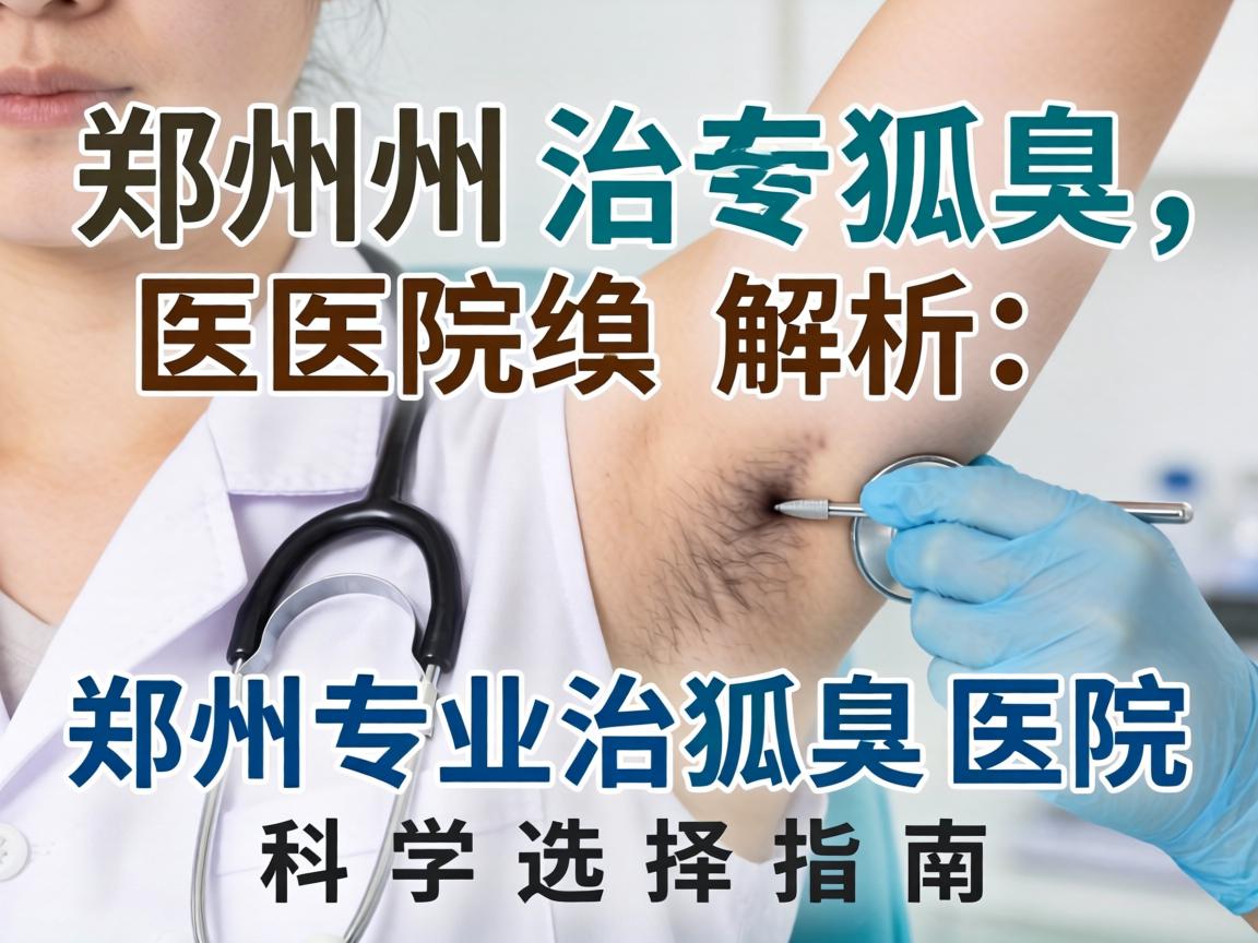 郑州治狐臭医院解析，郑州专业治狐臭医院的科学选择指南