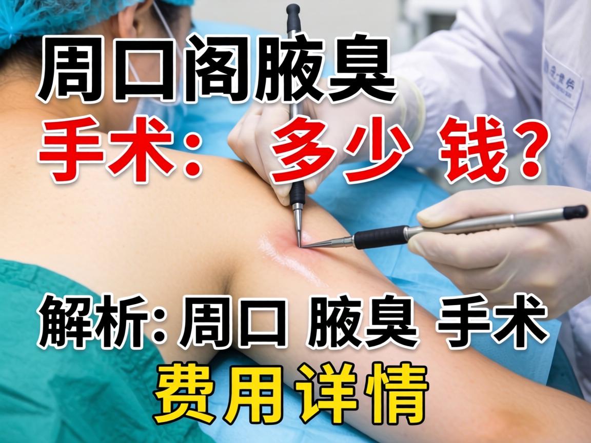 周口腋臭手术多少钱？解析周口腋臭手术费用详情