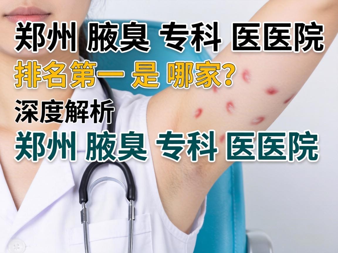 郑州腋臭专科医院排名第一是哪家？深度解析郑州腋臭专科医院
