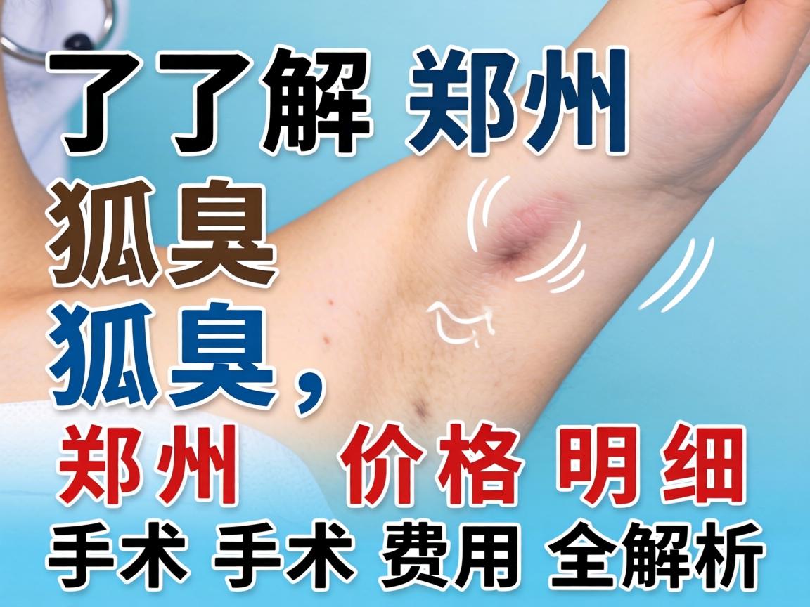 了解郑州狐臭手术价格明细，郑州狐臭手术费用全解析