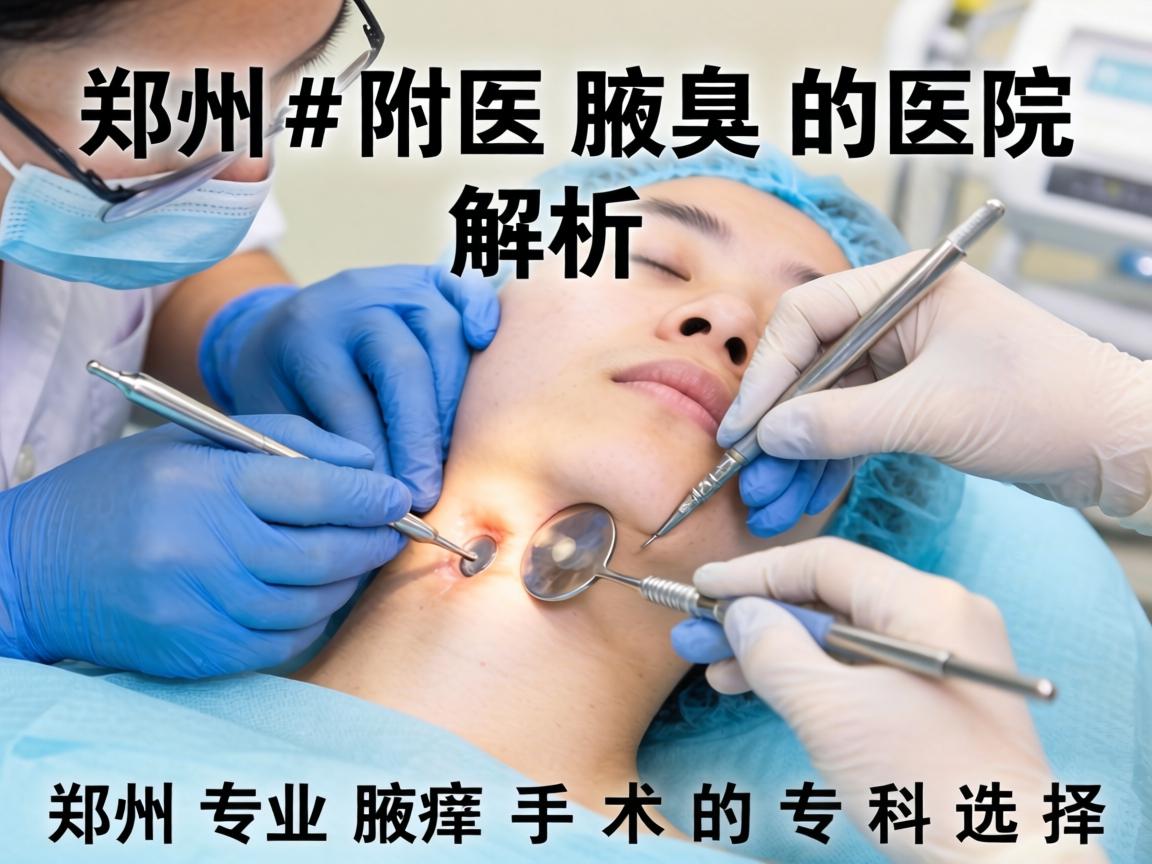 郑州附医腋臭医院解析，郑州专业腋臭手术的专科选择