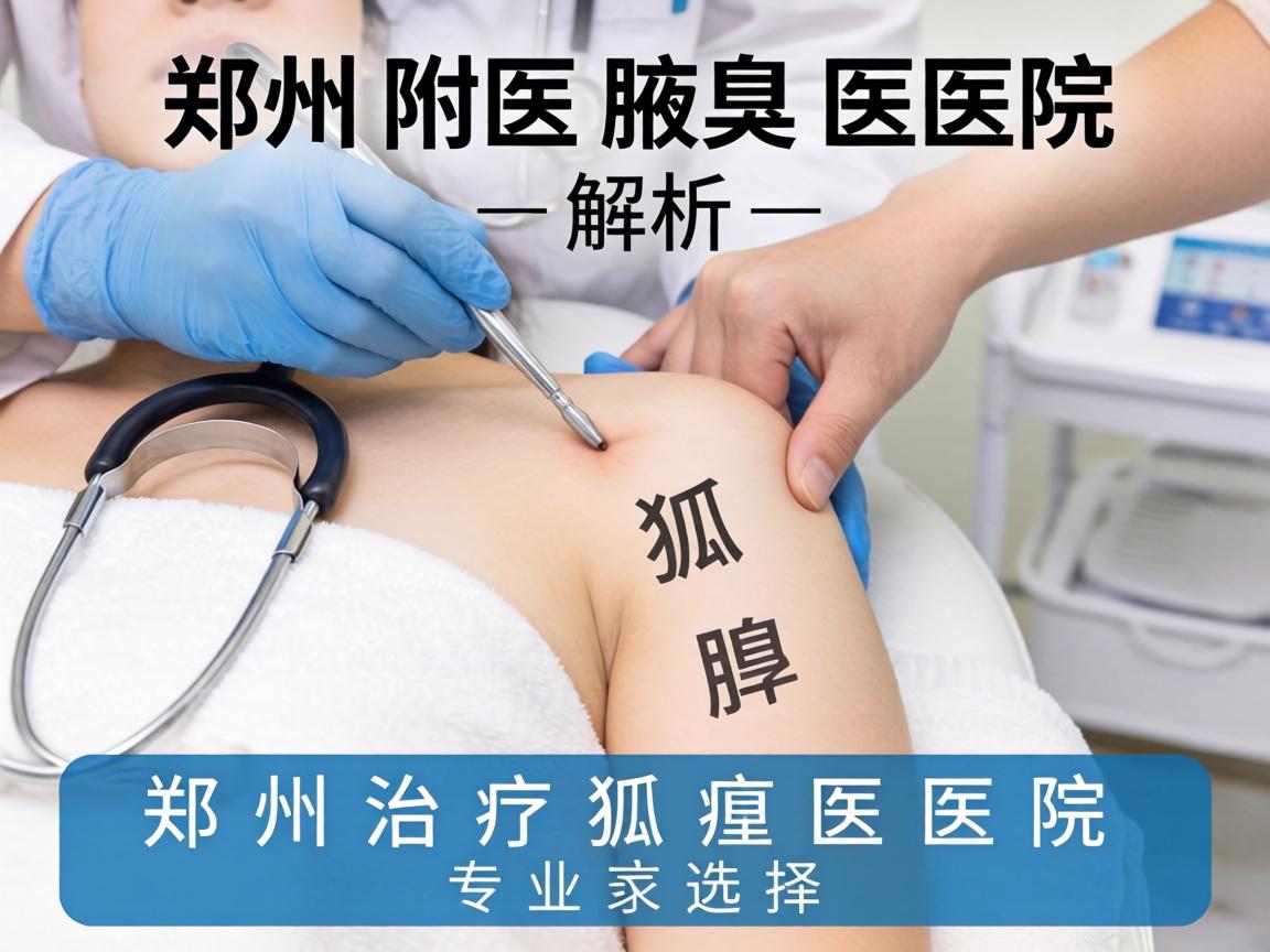 郑州附医腋臭医院解析，郑州治疗狐臭医院的专业选择