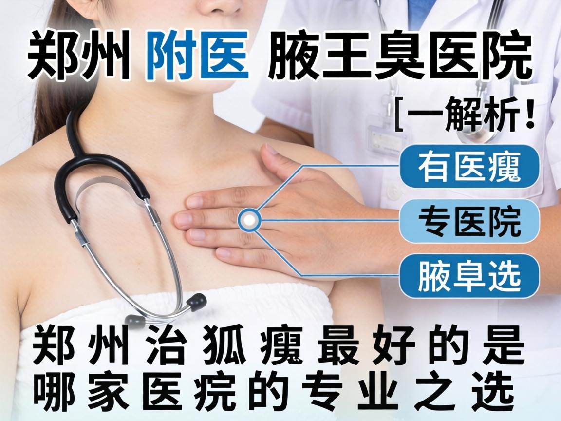 郑州附医腋臭医院解析，郑州治狐臭最好的是哪家医院的专业之选