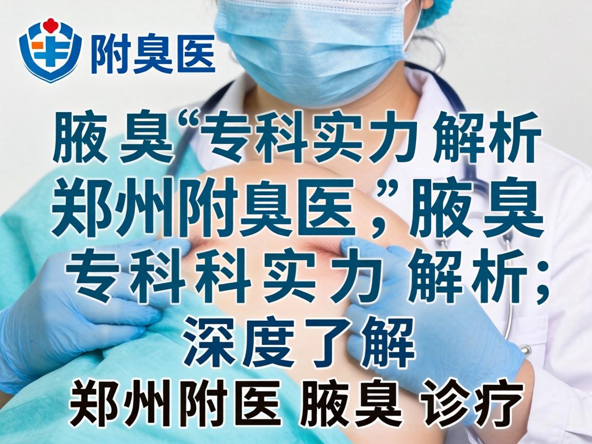 郑州附医腋臭专科实力解析，深度了解郑州附医腋臭诊疗