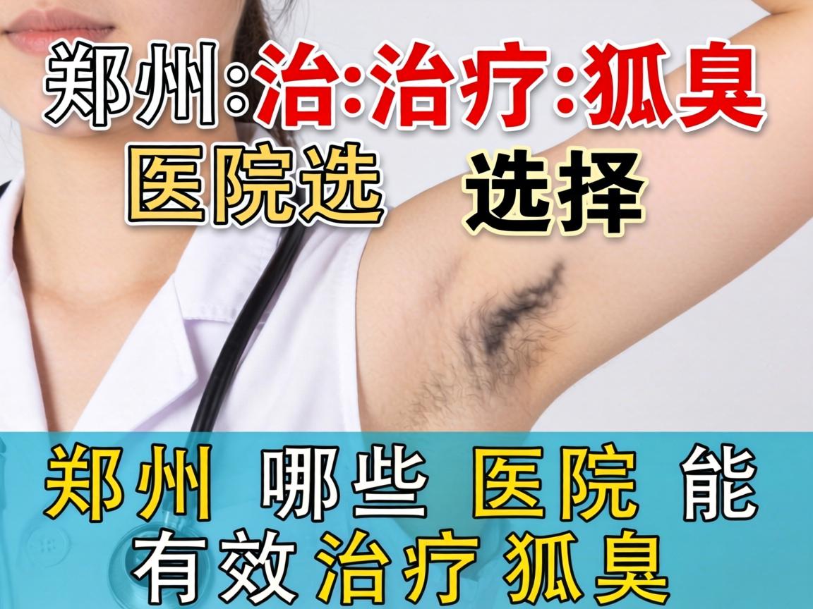 郑州治疗狐臭医院选择，郑州哪些医院能有效治疗狐臭