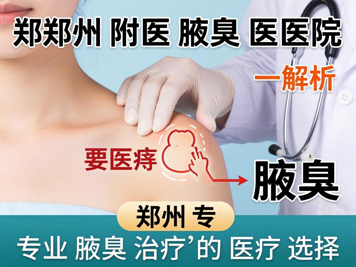 郑州附医腋臭医院解析，郑州专业腋臭治疗的医疗选择