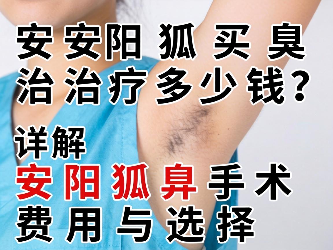 安阳狐臭治疗多少钱？详解安阳狐臭手术费用与选择