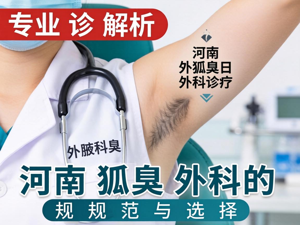 专业解析河南狐臭外科诊疗，河南狐臭外科的规范与选择