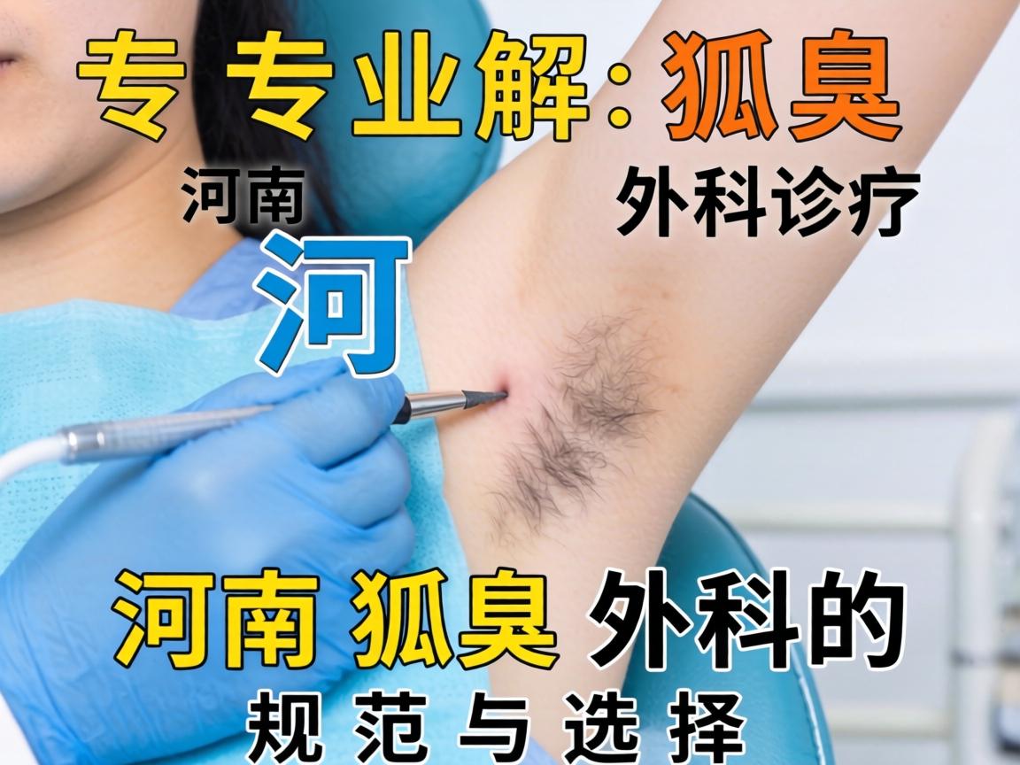 专业解析河南狐臭外科诊疗，河南狐臭外科的规范与选择