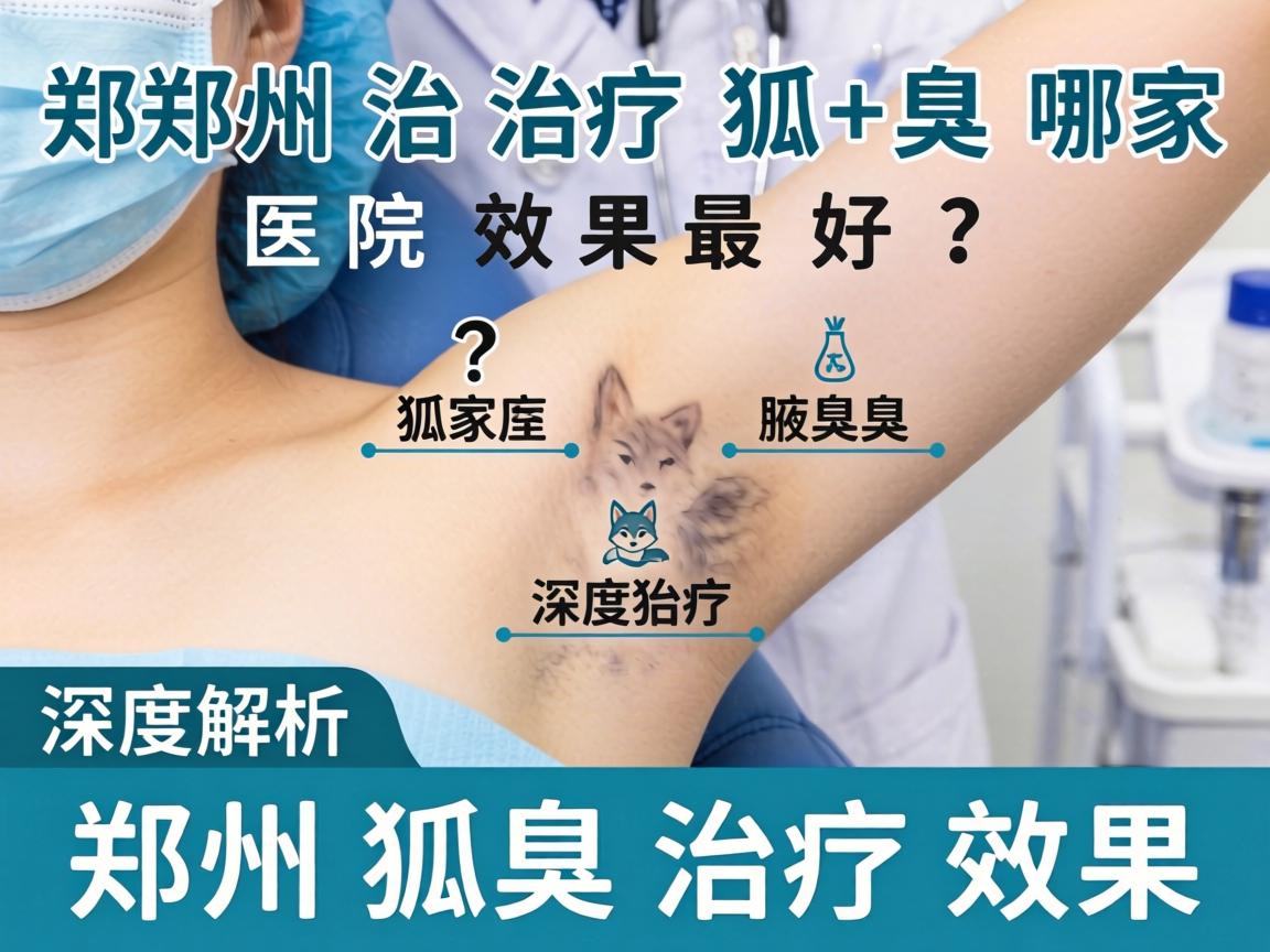 郑州治疗狐臭哪家医院效果最好？深度解析郑州狐臭治疗效果