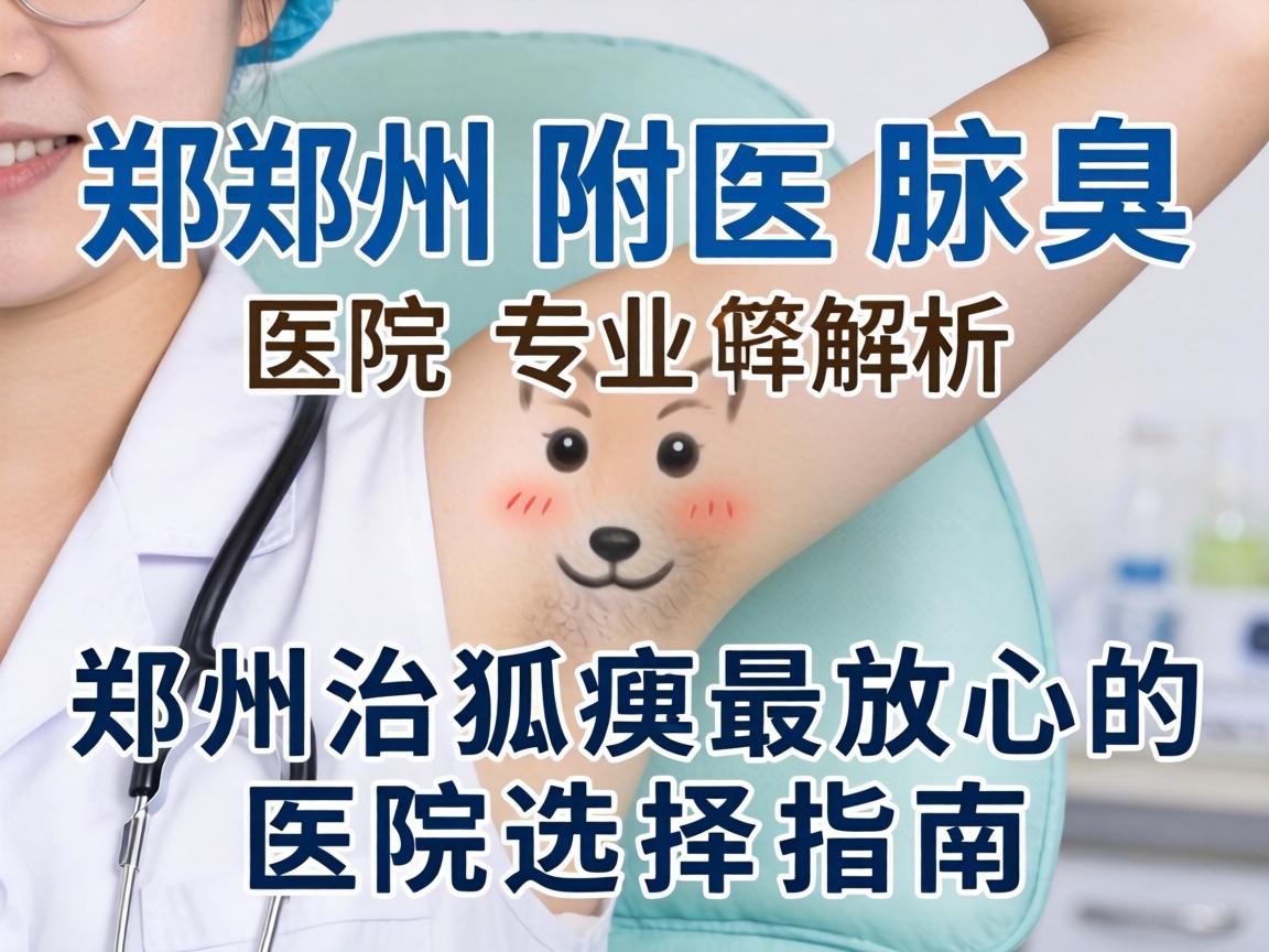 郑州附医腋臭医院专业解析，郑州治狐臭最放心的医院选择指南