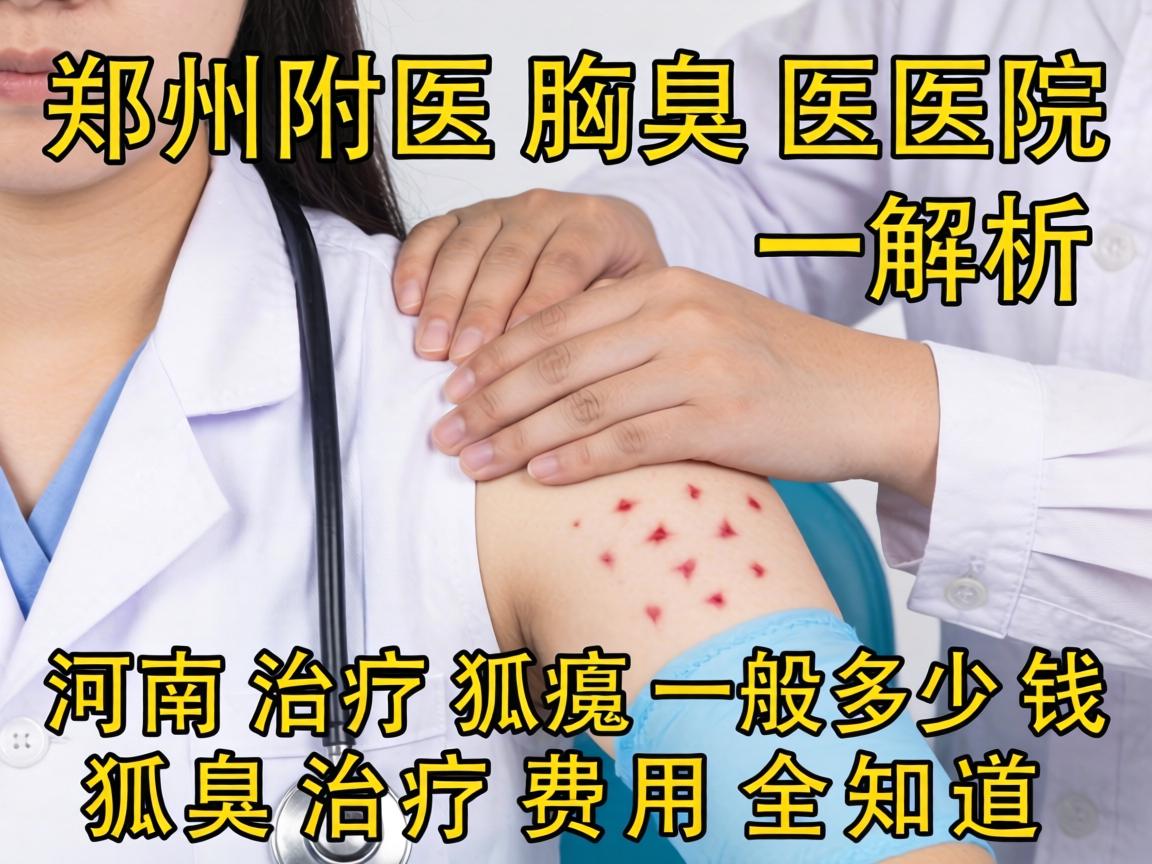 郑州附医腋臭医院解析，河南治疗狐臭一般多少钱，狐臭治疗费用全知道