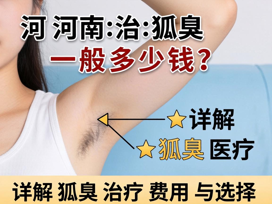 河南治狐臭一般多少钱？详解狐臭治疗费用与选择