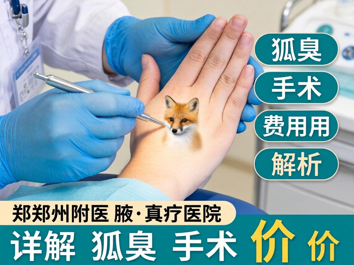狐臭手术费用解析，郑州附医腋臭医院详解狐臭手术价格