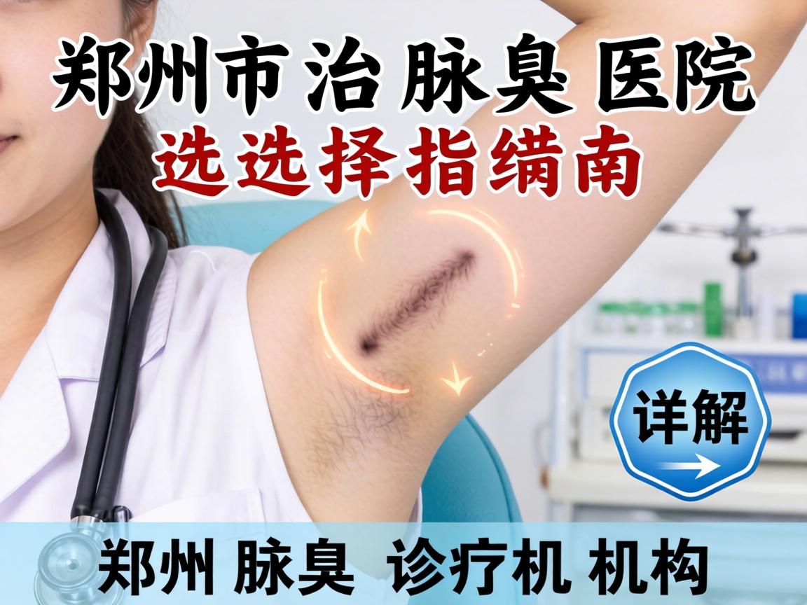 郑州治腋臭医院选择指南，详解郑州腋臭诊疗机构